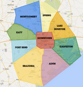 We serve the entire greater houston area!